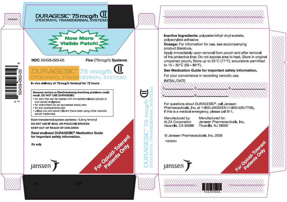 PRINCIPAL DISPLAY PANEL - 75 mcg/h Patch Pouch Box