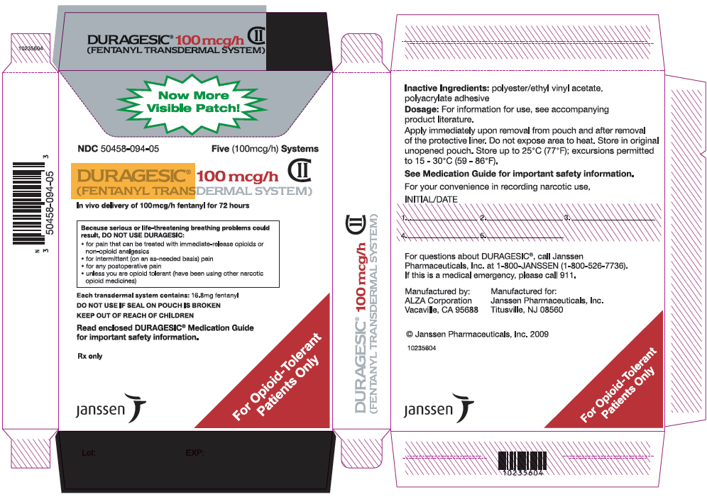 PRINCIPAL DISPLAY PANEL - 100 mcg/h Patch Pouch Box