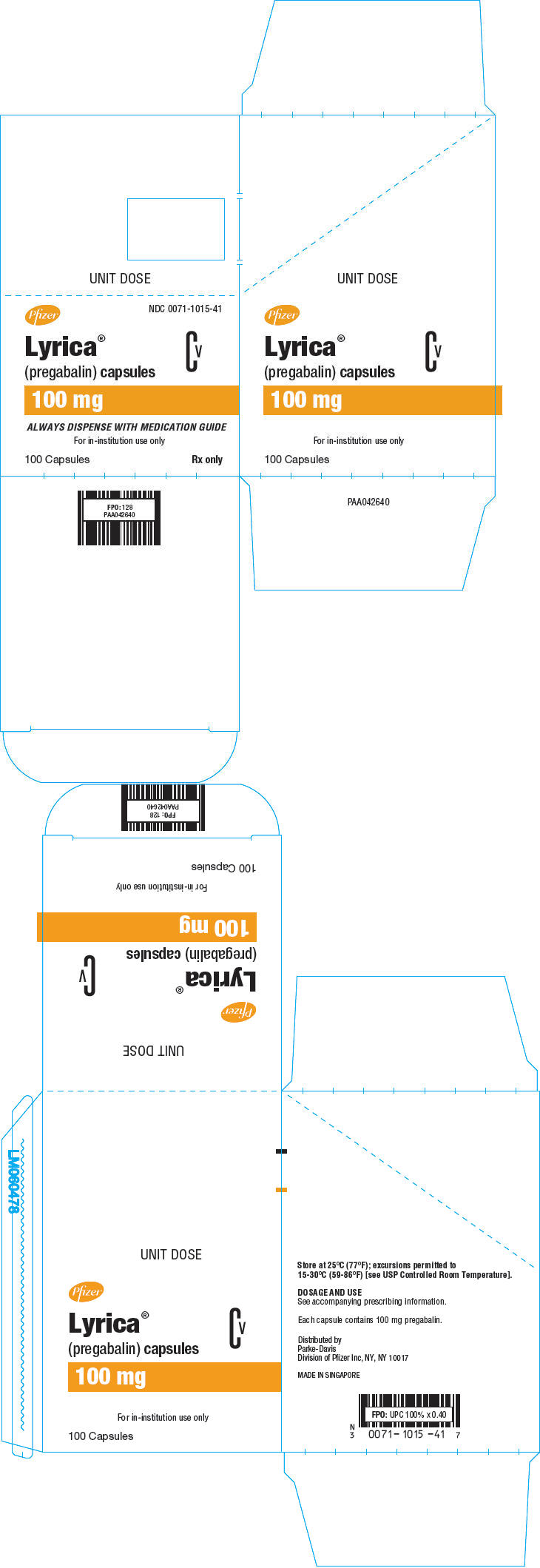 PRINCIPAL DISPLAY PANEL - 100 mg Capsule Blister Pack Carton