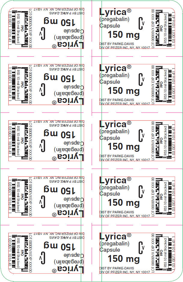 PRINCIPAL DISPLAY PANEL - 150 mg Capsule Blister Pack