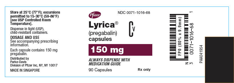 PRINCIPAL DISPLAY PANEL - 150 mg Capsule Bottle Label