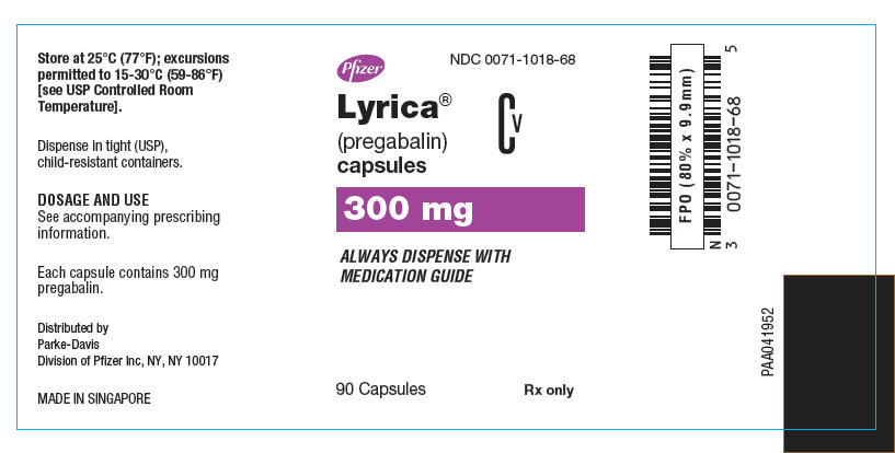 PRINCIPAL DISPLAY PANEL - 300 mg Capsule Bottle Label