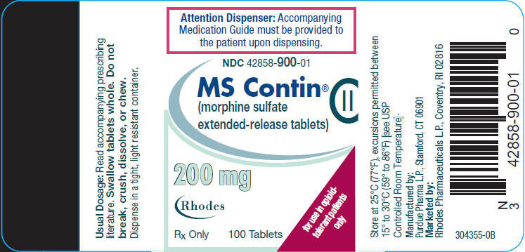 PRINCIPAL DISPLAY PANEL - 200 mg Tablet Bottle Label