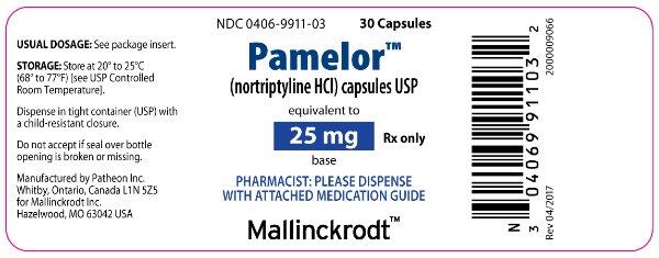 PACKAGE LABEL - PRINCIPAL DISPLAY PANEL - 25 mg Bottle