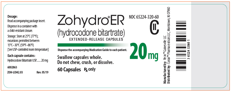 PRINCIPAL DISPLAY PANEL - 20 mg Capsule Bottle Label